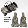 thumbnail image 5 of KUIFORTI Cute Camouflage UTV Seat Covers Scratch-resistant Seats Cover with Headrest Covers Polyester Rhino UTV Accessories Compatible with Rhino 700 660 450 2004-2021, 5 of 7