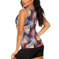 thumbnail image 3 of Easygdp Hawaiian Style Women's Workout Tank Top, Running Top, Hiking Shirt, Quick-Dry for Running, Yoga, Hiking -, 3 of 9