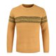 thumbnail image 2 of Gibobby Suéter cuello redondo hombre Suéter de algodón trenzado con cuello redondo para hombre, suéter casual de manga larga para otoño(Amarillo,Mediana), 2 of 3
