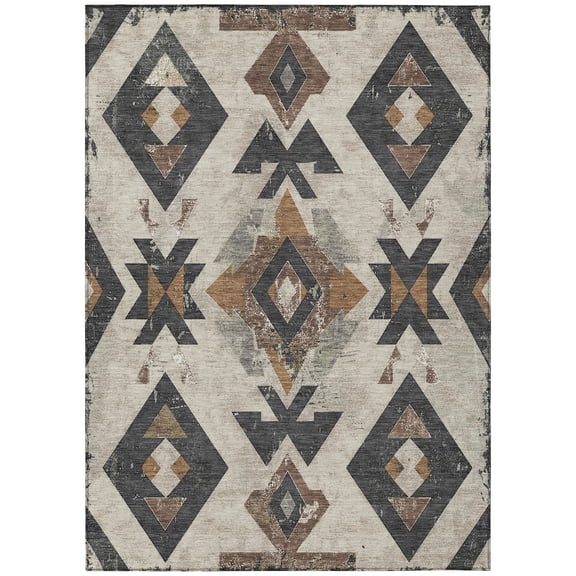Dalyn Rugs Machine Washable Indoor/Outdoor Chantille Beige 10' x 14' Rug