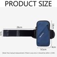 thumbnail image 4 of Adecuado para cuerpo de teléfono móvil de 6,7 pulgadas, bolso con brazalete, deportes impermeables, fitness al aire libre, 4 of 5