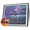 thumbnail image 1 of Cuadros Decorativos 5D Kit de diamantes de imitación DIY inglés bajo la luna taladro redondo completo diamante pintura artesanal DQrwqpou Nuevos Originales, 1 of 9