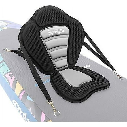 SereneLife Detachable Universal Adjustable Paddle Board Seat Form-Fitting Design for All Body Sizes