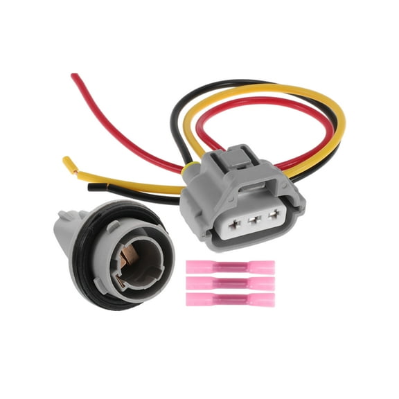 1 Set Front Turn Signal Light Socket Wiring for Toyota Highlander 2001-2007 No.9007599106/90075-99106 Lamp Bulb Pigtail Connector Harness