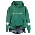 thumbnail image 2 of BLTIBY St Patricks Day Sweatshirt Hoodies for Women Spring Fall Lucky Printed Long Sleeve Round Neck Fashion Causal Pullover Tops Green 5 M, 2 of 8