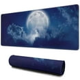 thumbnail image 1 of Deluxe Moon Ocean Large Mouse Pad - XXL 31.5x11.8 Inch Gaming Desk Mat, Non-Slip Base, Stitched Edges for High-Performance Use with Computer, Office, Keyboard, Laptop, 1 of 7