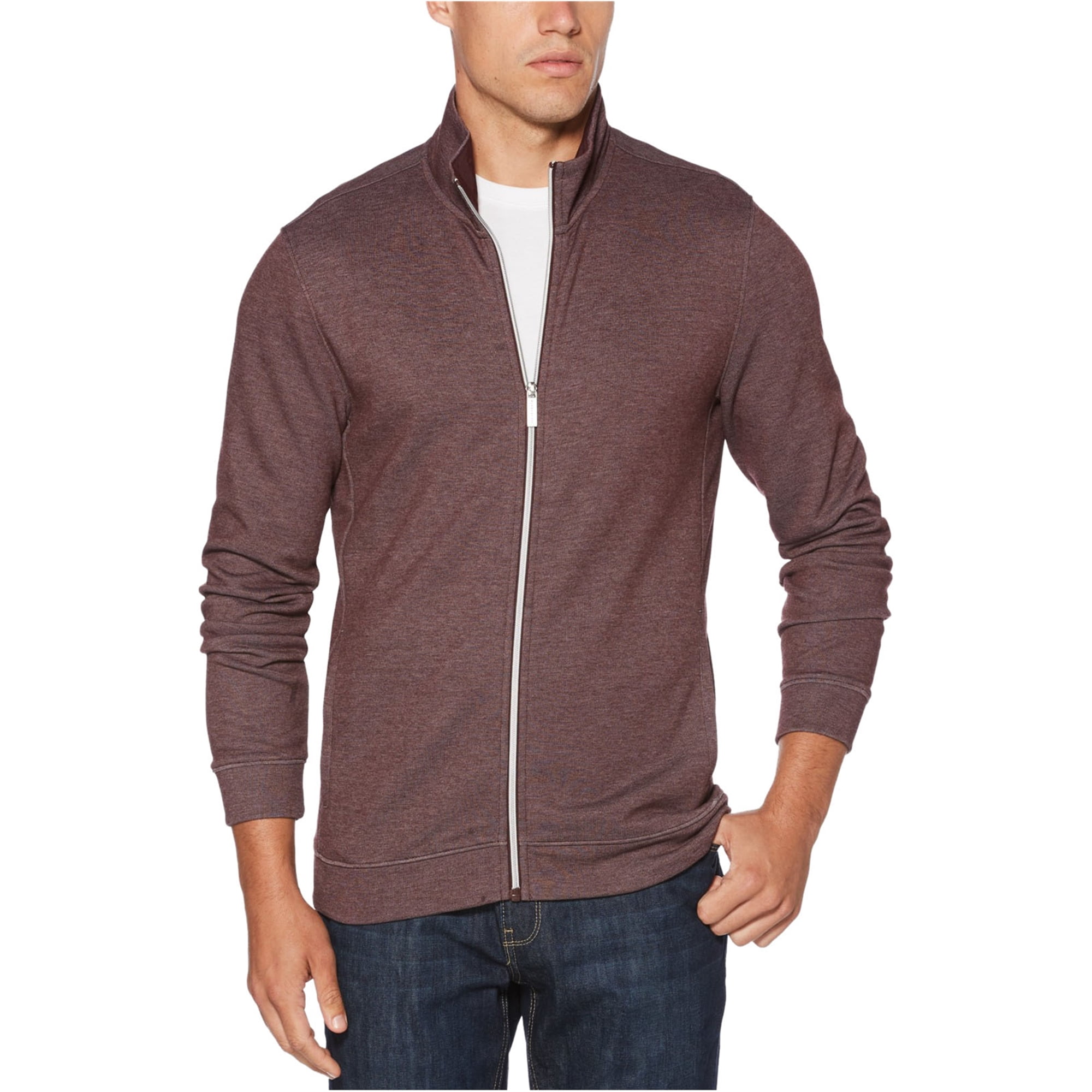 Perry Ellis Mens Heather Cotton Hoodie 