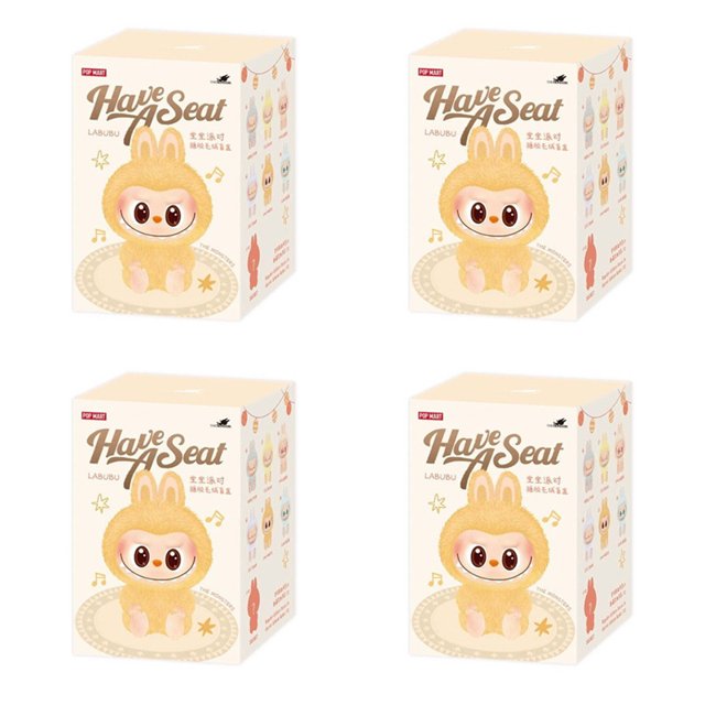 Para Labubu 2025 figura de Anime caliente tiene una serie de asientos muñeca colgante de PVC modelo monstruo réplica llavero regalos de cumpleaños juguetes para niños