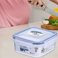 thumbnail image 5 of Large Food Storage Container with Secure Airtight Lid for Kitchen Pantry Organization and Microwave Dishwasher Freezer Use, 5 of 8