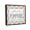 thumbnail image 4 of Stupell Industries Freshly Picked Pumpkins Country Farm Plaid Sign Graphic Art Luster Gray Floating Framed Canvas Print Wall Art, Design by Lettered and Lined, 4 of 5