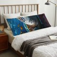 thumbnail image 5 of KLL Ultra Soft Microfiber Body Pillow Cover/Pillowcases 20"x54" with Hidden Zipper Closure-Ocean Coral Turtle, 5 of 5