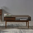 thumbnail image 3 of Teamson Home Coffee Table Living Room Wooden Midcentury Modern Dawson, 3 of 10