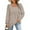 Khaki, variant on Rosvigor Blouses for Women Long Sleeve Shirts Casual Loose Tunic Fall Winter Tops