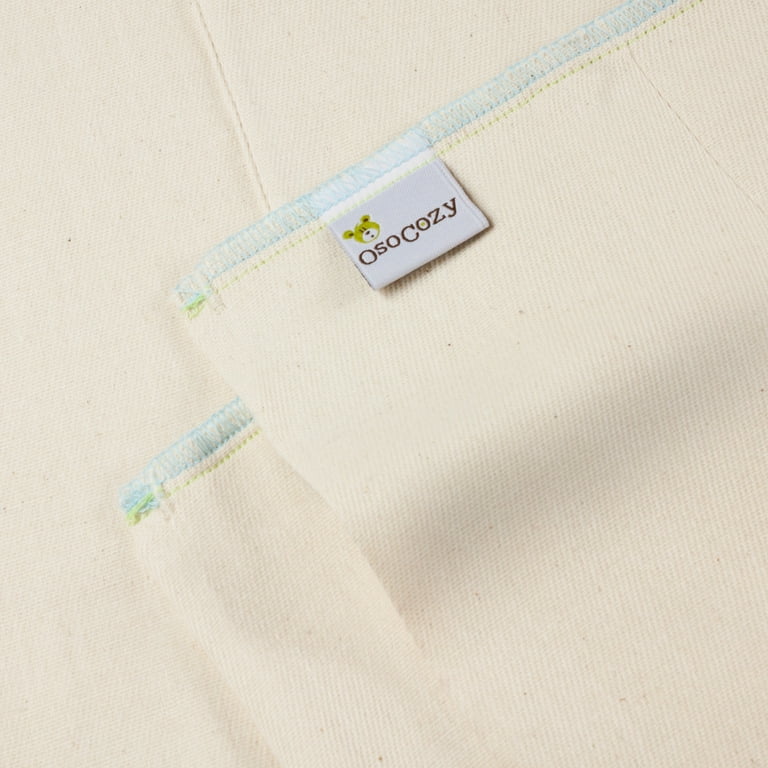 OsoCozy Organic Cotton Prefold Cloth Size Premium 4x8x4