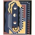 thumbnail image 3 of Georges Valmier 12x14 Black Modern Framed Museum Art Print Titled - Decors and Colors Collection Pl.04 (1930), 3 of 5