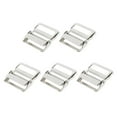 thumbnail image 2 of veasfak 5pcs Metal Ladder Lock Buckle Slider Adjustable Backpack Strap Buckle 40mm, 2 of 8