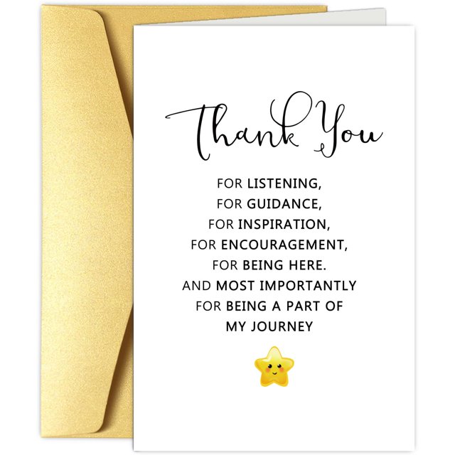 Tarjeta de felicitación Obbyidk, «Gracias por su amigo, familia, maestro»