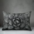 thumbnail image 3 of Creative Products Gray Succulent 14x20 Indoor / Outdoor Pillow, 3 of 3