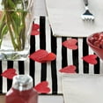 thumbnail image 6 of ChromaMuse Heart Valentine's Day Table Runner,Seasonal Kitchen Dining Table Decoration for Home Party,Valentines Day Decorations,13X47 Inch, 6 of 8