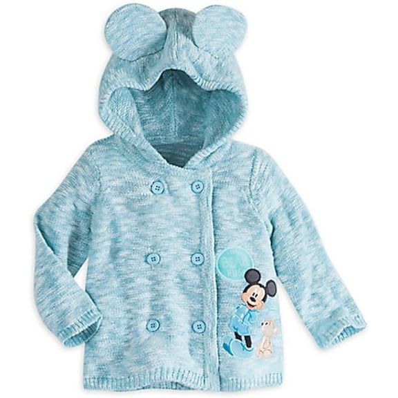 Disney Baby Mickey Mouse Layette Sweater 12-18 Months Blue