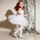 thumbnail image 2 of Zapatos Bailarinas para Niña DREAM PAIRS Angie-2 Plateado Talla 2, 2 of 6