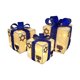 thumbnail image 2 of pstuiky Caja de regalo con luces navideñas, juego de tres piezas de guirnalda de luces LED navideñas para decoración de fiestas y ambiente navideño., 2 of 6