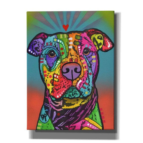 Epic Graffiti 'Jed' by Dean Russo, Giclee Canvas Wall Art, 40"x54"
