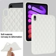 thumbnail image 6 of for iPad mini 6th Gen 8.3" 2021 Back Case, Luxury Durable Shock-Absorption Silicone TPU Soft Ultra Slim Drop Protective Elegant for Men Women Case Cover for iPad mini 6th Gen 8.3" 2021, White, 6 of 7