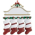 thumbnail image 1 of Árbol De Navidad Calcetín De Navidad Personalizado Familia De 2 3 4 5 6 7 8 Resina Colgante Colgante Año De Regalo De Invierno Yuarrent HA042017-07, 1 of 6