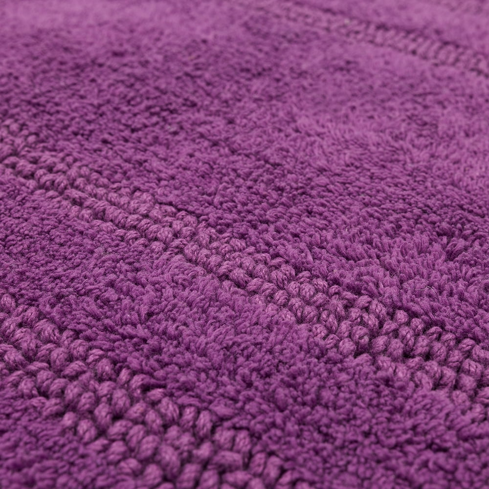 Mohawk Cotton Bath Mat Soft Absorbent Quick Dry Machine Washable Bathroom Mat, Magenta, 24" x 60"