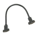 thumbnail image 2 of Cable Mini DP 8K 60 HZ 4K 144 HZ Panel de montaje Adaptador Mini Displayport hembra a Mini Displayport hembra 30 cm, 2 of 10