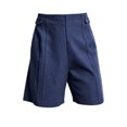 thumbnail image 6 of SwiftWear Women's Summer Casual Dressy Pleated Shorts with Elastic Waistband & Button Front High Waisted Knee Length Shorts for Daily Office, 6 of 7