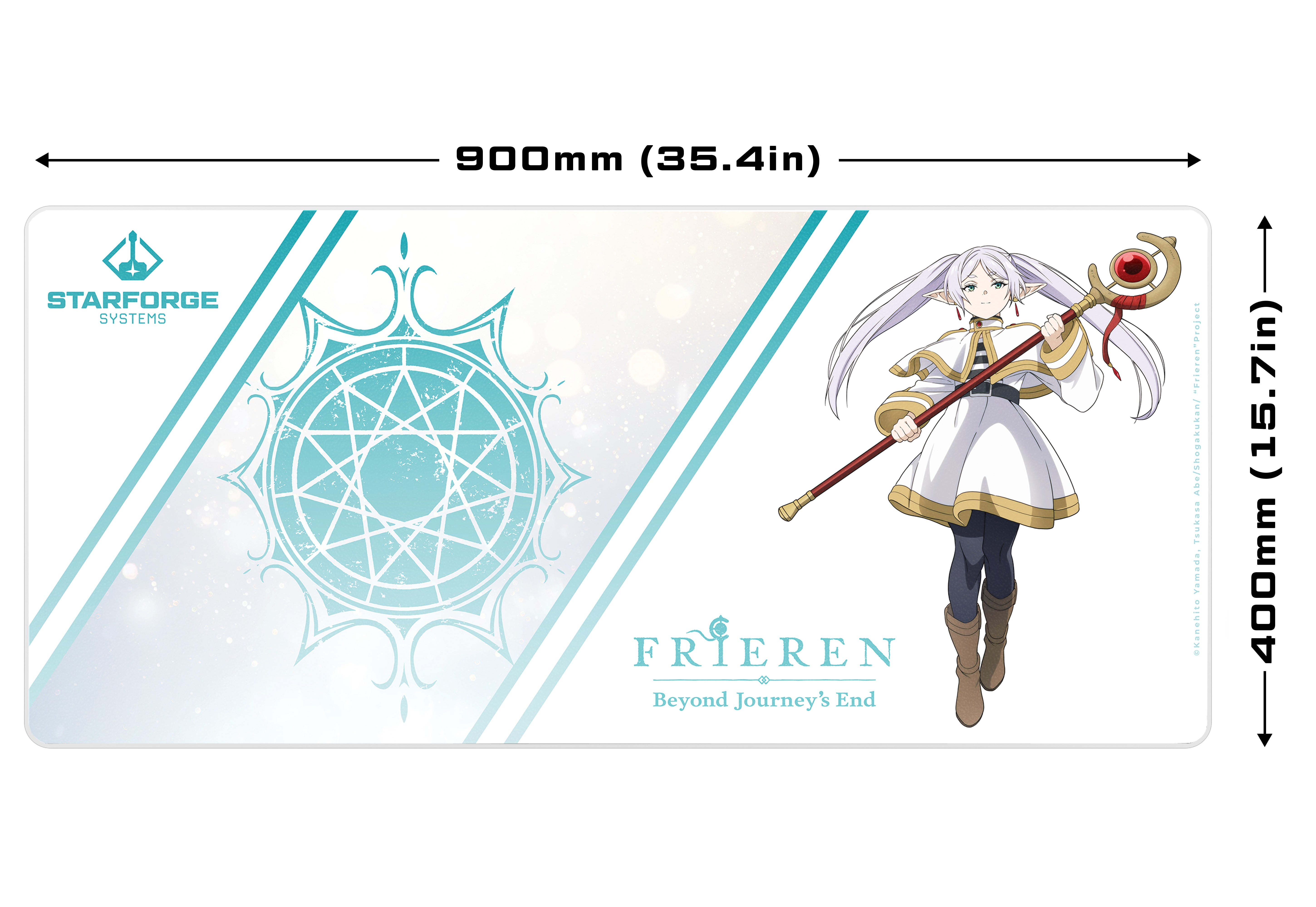 Frieren - Frieren: Beyond Journey's End Anime Gaming Desk Mat – Large Extended Mouse & Keyboard Pad