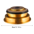 thumbnail image 4 of VIARON Casque de Roulement Universel pour Vélo de Montagne, Remplacement, Alliage d'Aluminium, Doubles Roulements, Pièces de Rechange de Cyclisme, Or 44x55 mm, 4 of 7
