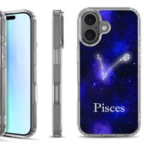 For iPhone 17 Shockproof Protective Phone Case, by OneToughShield - Pisces