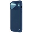thumbnail image 3 of Allytech iPhone 13 Pro Max Case with Slide Camera Cover, Full Protective Military Drop Proof Anti-scratch Business Type Leather TPU Hybrid Back Cover Case for Apple iPhone 13 Pro Max 6.7" - Blue, 3 of 12