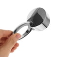 thumbnail image 2 of HEALEEP Sink Handle Faucet Handle Copper Silver Simple and Modern 1Pack, 2 of 8