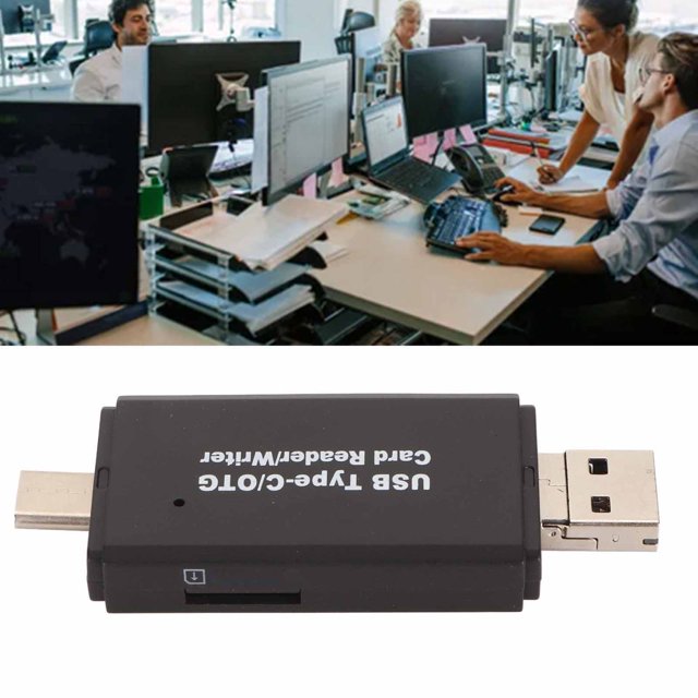 3 In 1 Storage Card Reader, Portable Micro USB USB USB C Memory Card Reader Writer Plug And Play Driver Free High Speed For Phone For