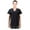 Black, variant on JEFFRICO Scrubs for Women V-Neck Scrub Tops Lightweight Short Sleeve 2 Pocket Scrubs