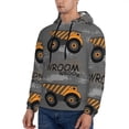 thumbnail image 3 of Goofa Construction Machines for Men's Hooded Sweatshirt - Lightweight Pullover Hoodie with Kangaroo Pocket, Perfect for Everyday Wear-Medium, 3 of 7