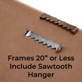 thumbnail image 5 of 20x18 Canvas Frame Gold Solid Wood Floater Frame Width 1 Inches | Interior Frame Depth 1 Inches |, 5 of 7