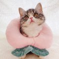 thumbnail image 2 of Pull pour Chat Chien Cercle Protecteur Ajustable Elizabeth Cercle Blessure Anti-Licking Anti-Morsure Mignon Dessin Animé Doux Confortable Roses, 2 of 5