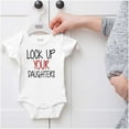 thumbnail image 5 of Lock Up Daughters Cute Handsome Son Bodysuit Jumper Boys Infant Baby Brisco Brands 12M, 5 of 6