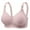 Light Gray, variant on Women's Thin No Underwire Push Up Bra Comfortable, Nylon/Spandex, Multiple Sizes