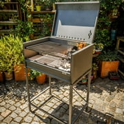 Nuke Pampa02 Authentic Argentinian-Style Outdoor Cooking Gaucho Grill, 30 Inch