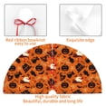 thumbnail image 4 of Picia Retro Halloween Print Christmas Tree Skirt , Christmas Tree Skirt Ornaments for Merry Christmas Holiday Party Decorations Indoor Outdoor-36", 4 of 7