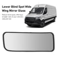thumbnail image 4 of Car Rearview Mirror Lower Glass Replacement, Heated Blind Spot Right Passenger Side for  Sprinter 2006 to 2019, Mirror Glass Lower Left Side Mirror, 4 of 7