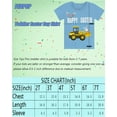 thumbnail image 5 of POPTEM Toddler Boys Easter T-Shirts Excavator Printed Unisex Cotton Short Sleeve Summer Tops Blue 5T, 5 of 5
