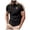 Black, variant on FUZHIQ Men's Polo Shirts Short Sleeve Color Block Horse Embroidery Casual Golf Polo Breathable Lightweight Business Daily Wear Fashion Collared Tops,L