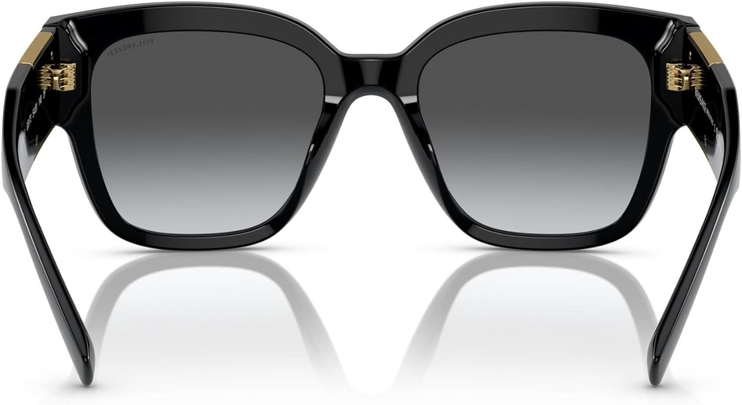 Versace VE 4437U Plastic Womens Square Polarized Sunglasses Black 54mm Adult